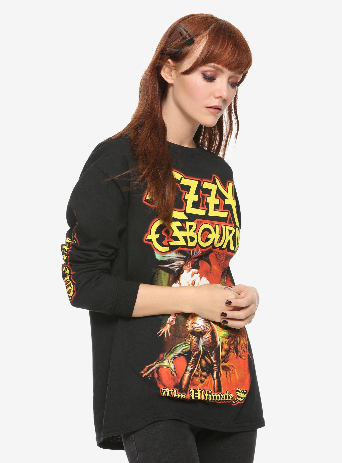 Ozzy Osbourne The Ultimate Sin Girls Long-Sleeve T-Shirt, BLACK, hi-res