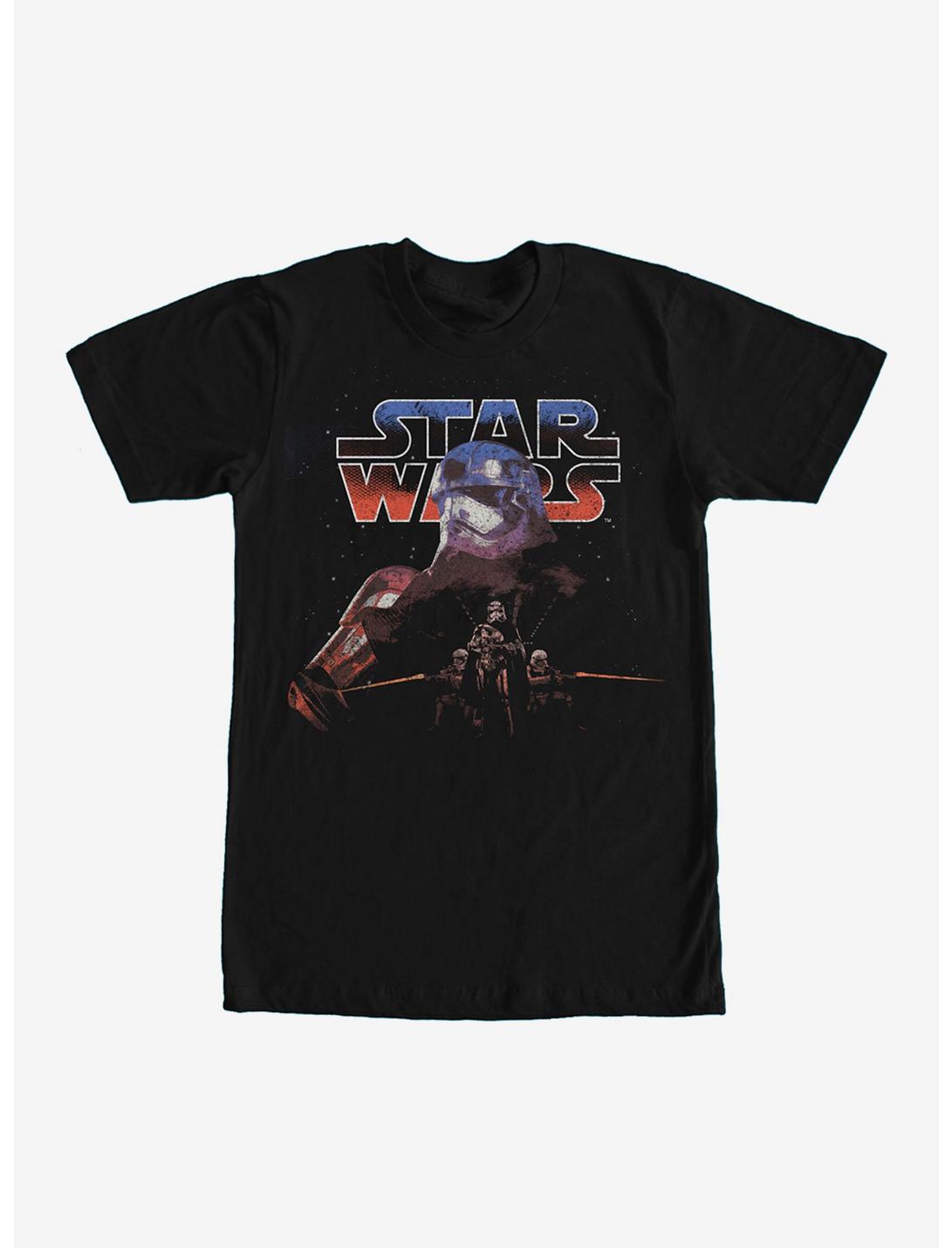 Star Wars Captain Phasma Distressed T-Shirt, BLACK, hi-res