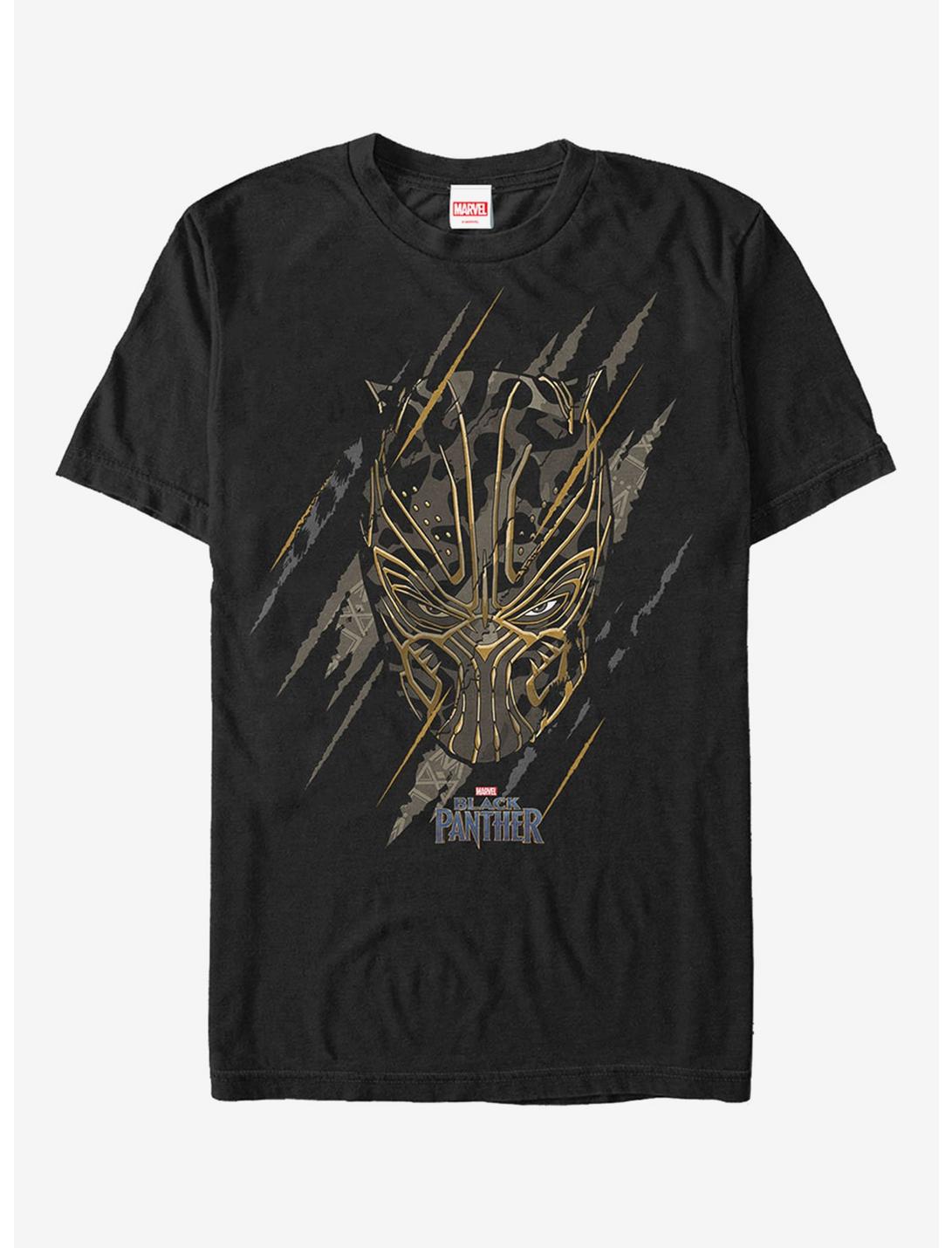 Marvel Black Panther 2018 Jaguar Scratch Print T-Shirt, BLACK, hi-res
