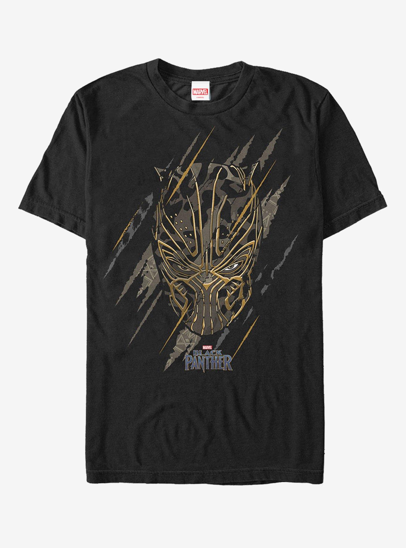 Marvel Black Panther 2018 Jaguar Scratch Print T-Shirt, , hi-res