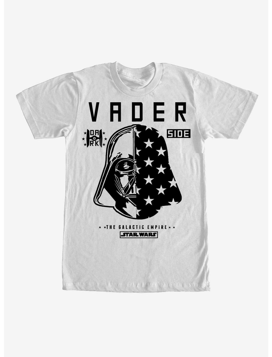 Star Wars Darth Vader Dark Side Stars T-Shirt, WHITE, hi-res
