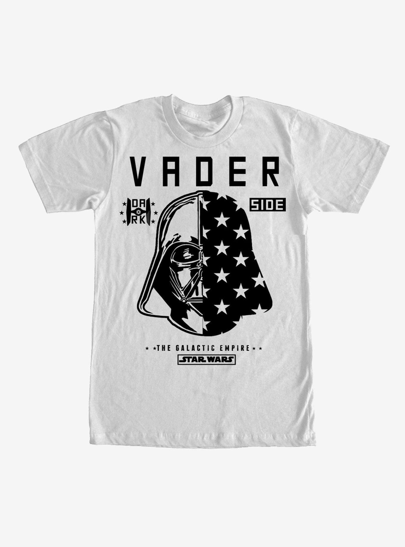 Star Wars Darth Vader Dark Side Stars T-Shirt, WHITE, hi-res