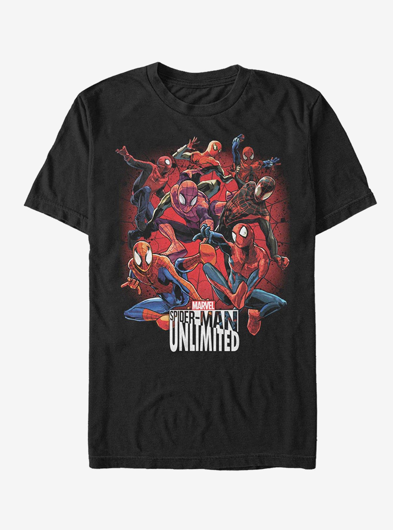 Marvel Spider-Man Unlimited Versions T-Shirt, , hi-res