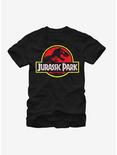 Jurassic Park T Rex Logo T-Shirt, BLACK, hi-res