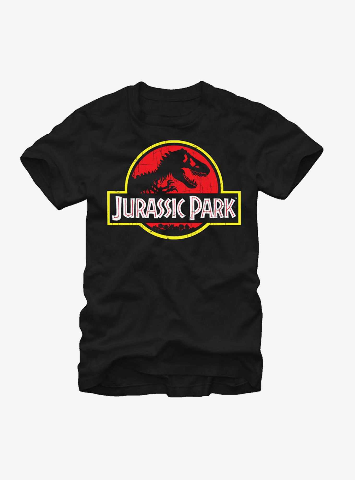 Jurassic Park T Rex Logo T-Shirt, , hi-res