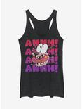 Courage the Cowardly Dog Ahhh! Courage Scream Womens Tank Top, BLK HTR, hi-res