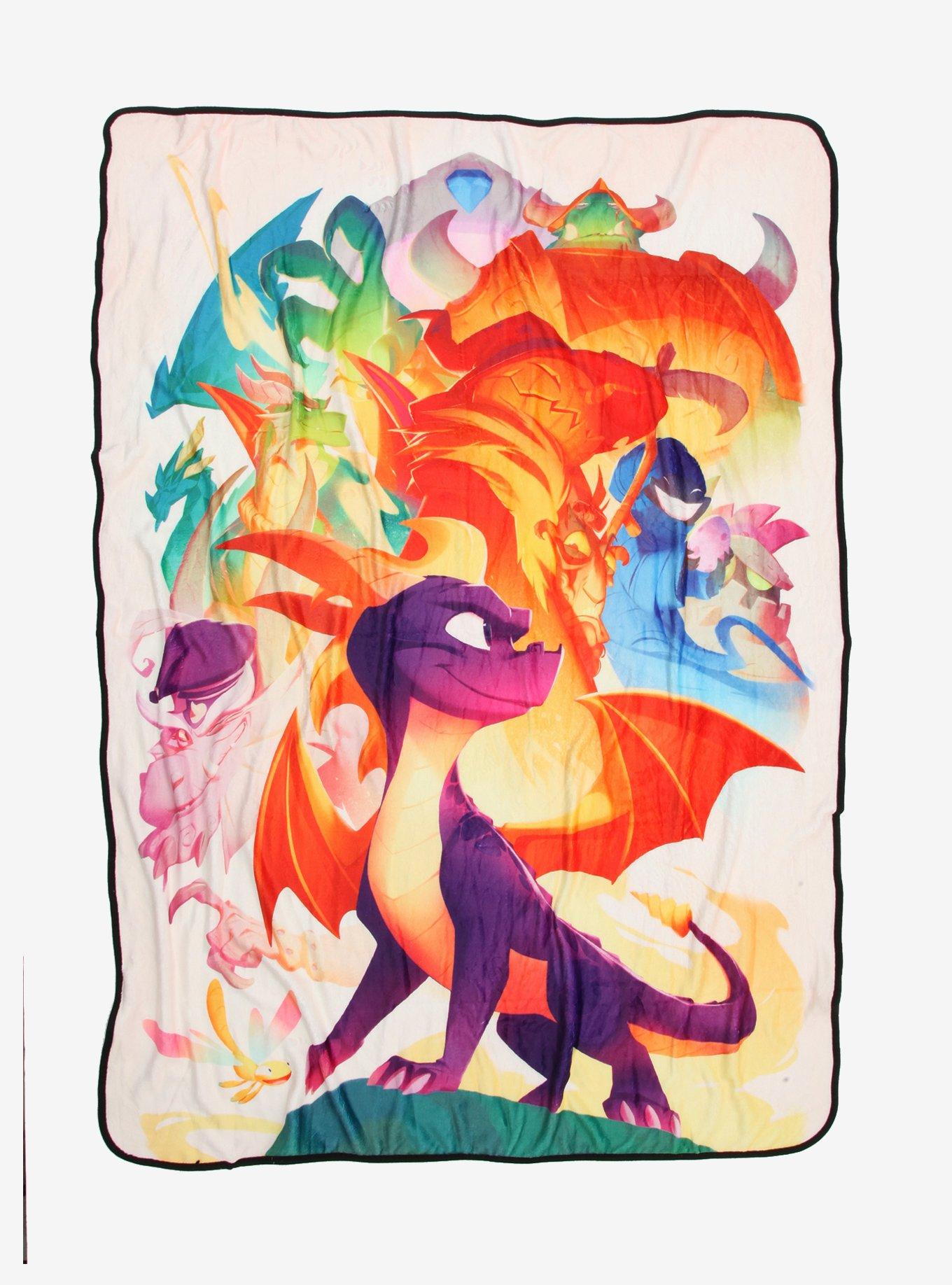 Spyro Throw Blanket BoxLunch Exclusive