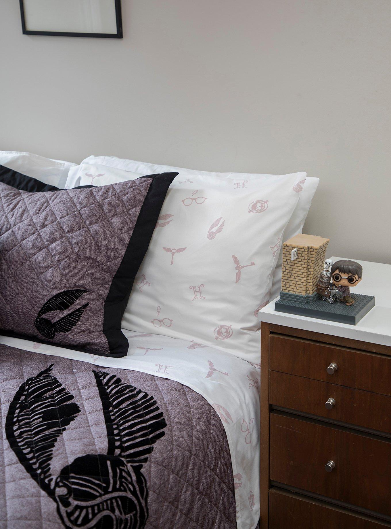 Harry Potter Toss Print Sheet Set - BoxLunch Exclusive, , hi-res