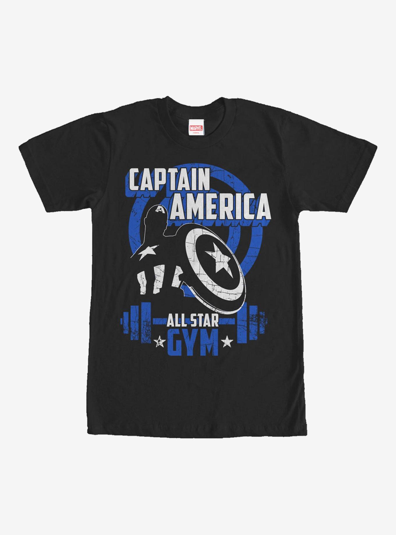 Marvel Captain America All Star Gym T-Shirt Captain America
