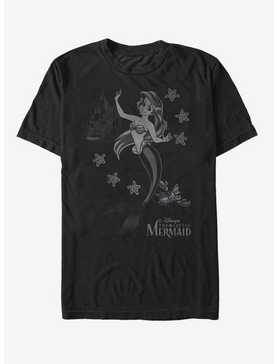 Disney Little Mermaid Ariel Grayscale T-Shirt, , hi-res