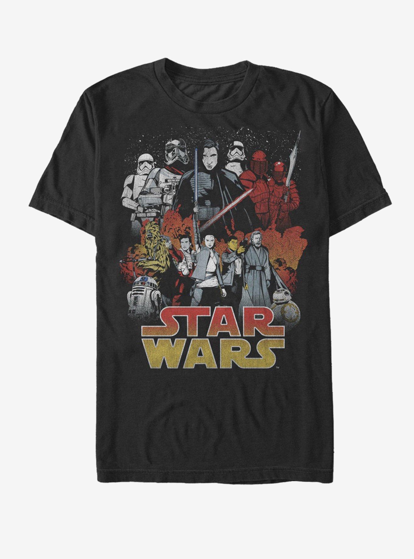 Black Star Wars Good and Evil T-Shirt | BoxLunch - BLACK | BoxLunch