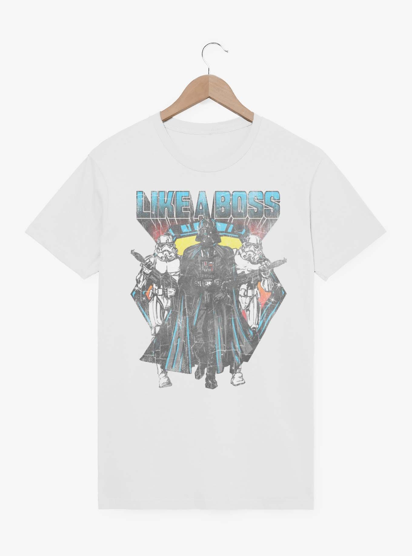 Star Wars Vader Like a Boss T-Shirt, WHITE, hi-res