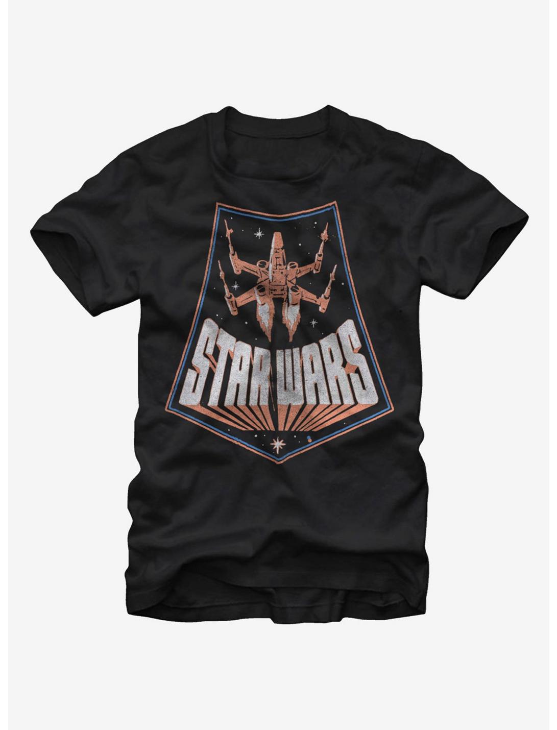 Star Wars X-Wing Distressed T-Shirt, BLACK, hi-res