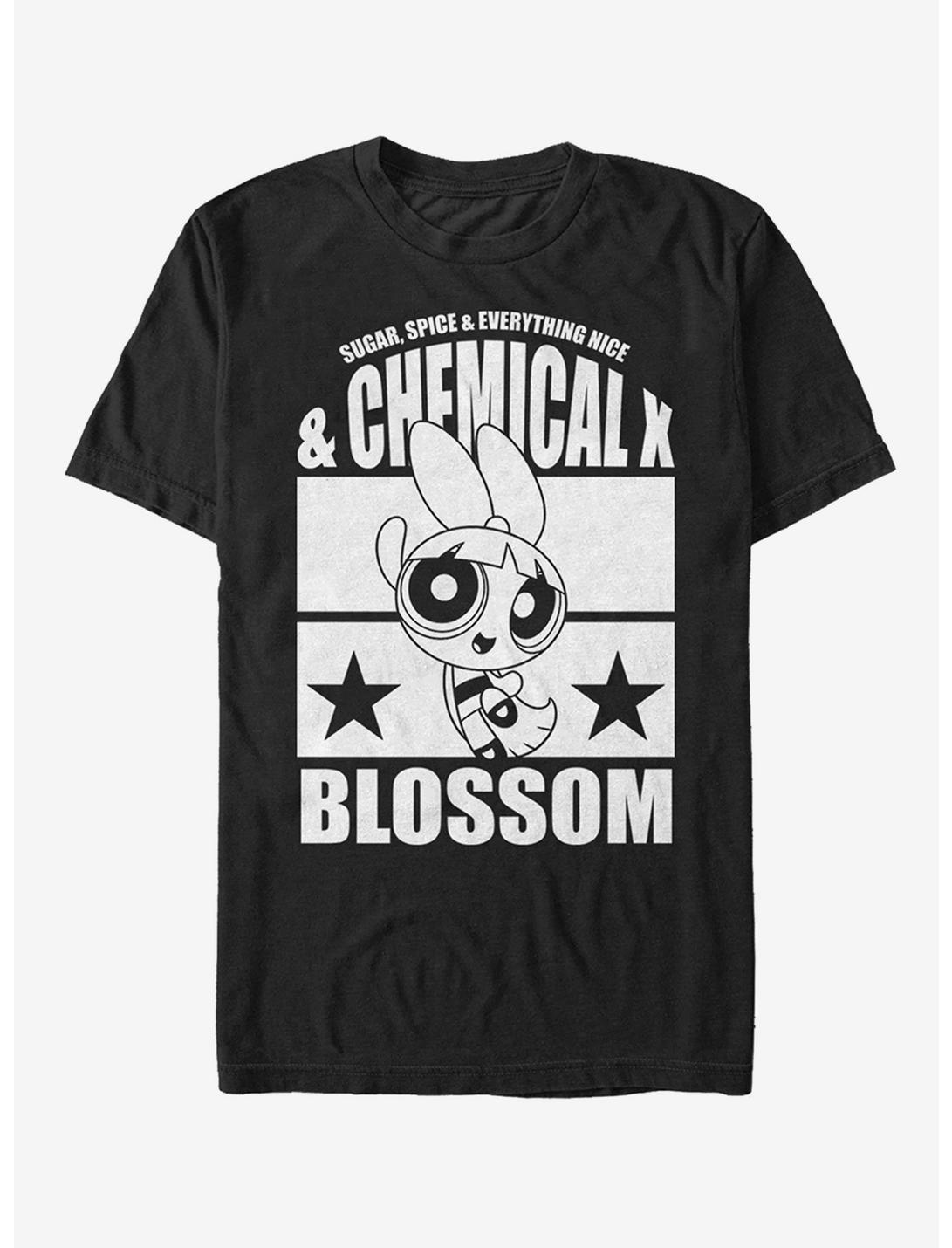 Powerpuff Girls Chemical X Blossom T-Shirt, BLACK, hi-res