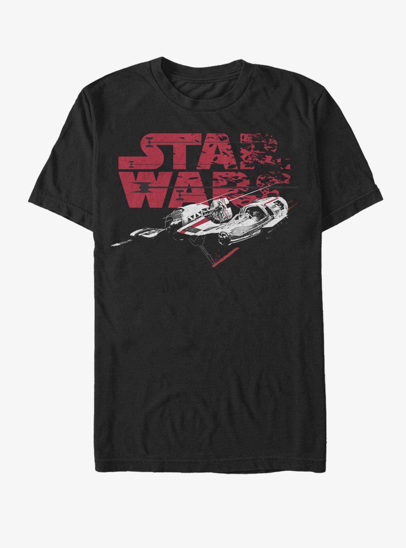 Star Wars Crait Speeder T-Shirt - BLACK | BoxLunch