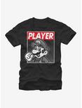 Nintendo Mario Player T-Shirt, BLACK, hi-res