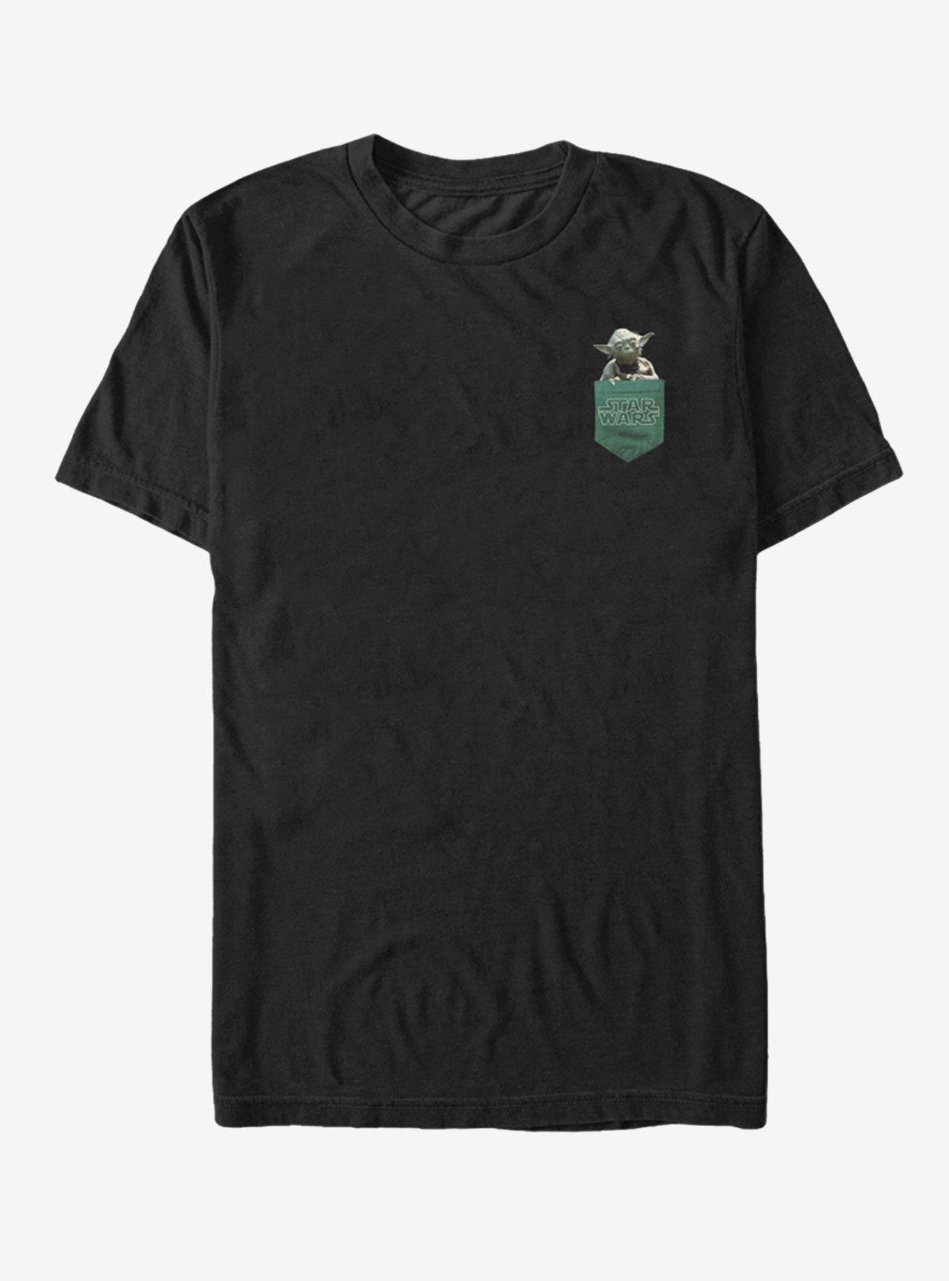 Star Wars Yoda Faux Pocket T-Shirt, , hi-res