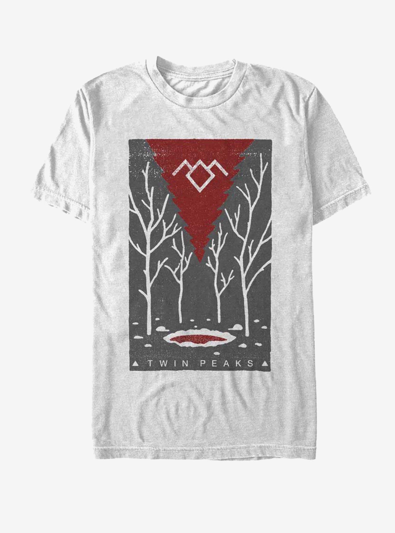 Twin Peaks Black Lodge Entrance T-Shirt, WHITE, hi-res