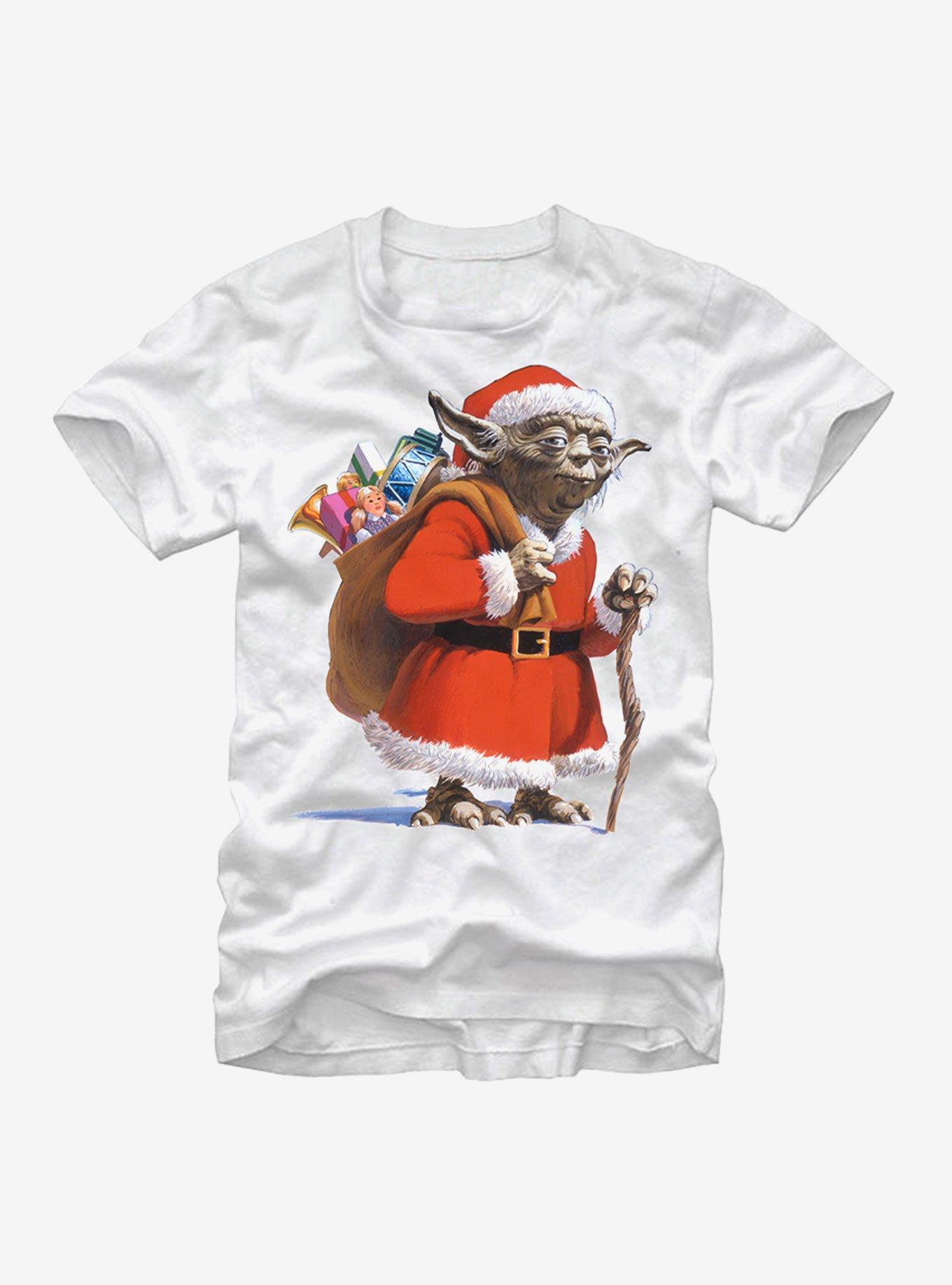 Star Wars Christmas Santa Yoda T-Shirt, , hi-res