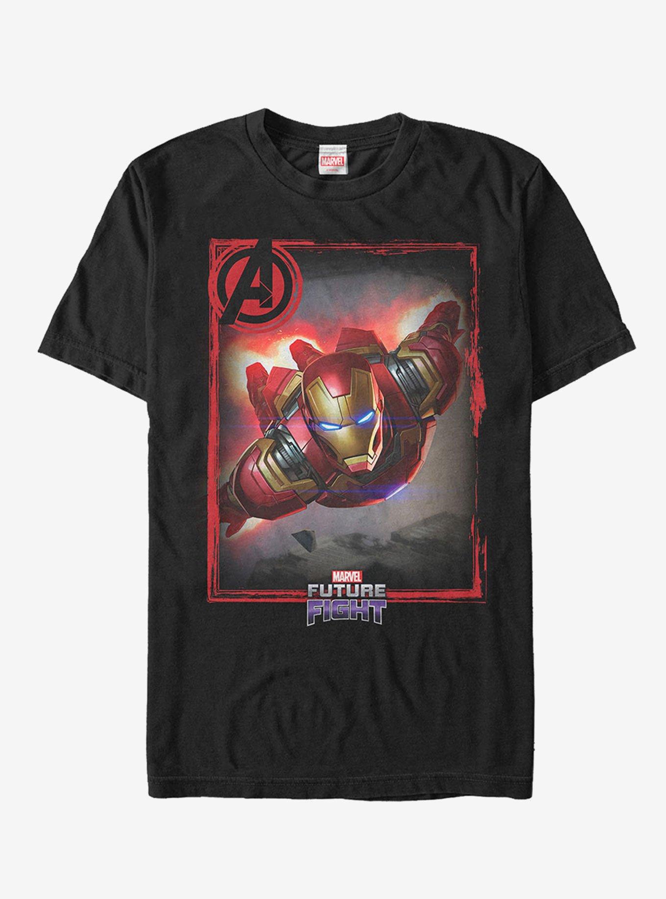 Marvel Future Fight Iron Man T-Shirt - BLACK | BoxLunch