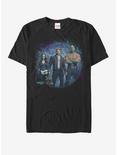 Plus Size Marvel Guardians of the Galaxy Vol. 2 Team Starry Sky  T-Shirt, BLACK, hi-res
