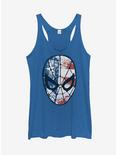 Marvel 4th of July Spider-Man American Flag Mask Girls Tank, ROY HTR, hi-res