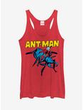Marvel Ant-Man Vintage Ant Rider Cartoon Girls Tank, RED HTR, hi-res