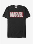 Marvel Classic Distressed Logo T-Shirt, BLACK, hi-res