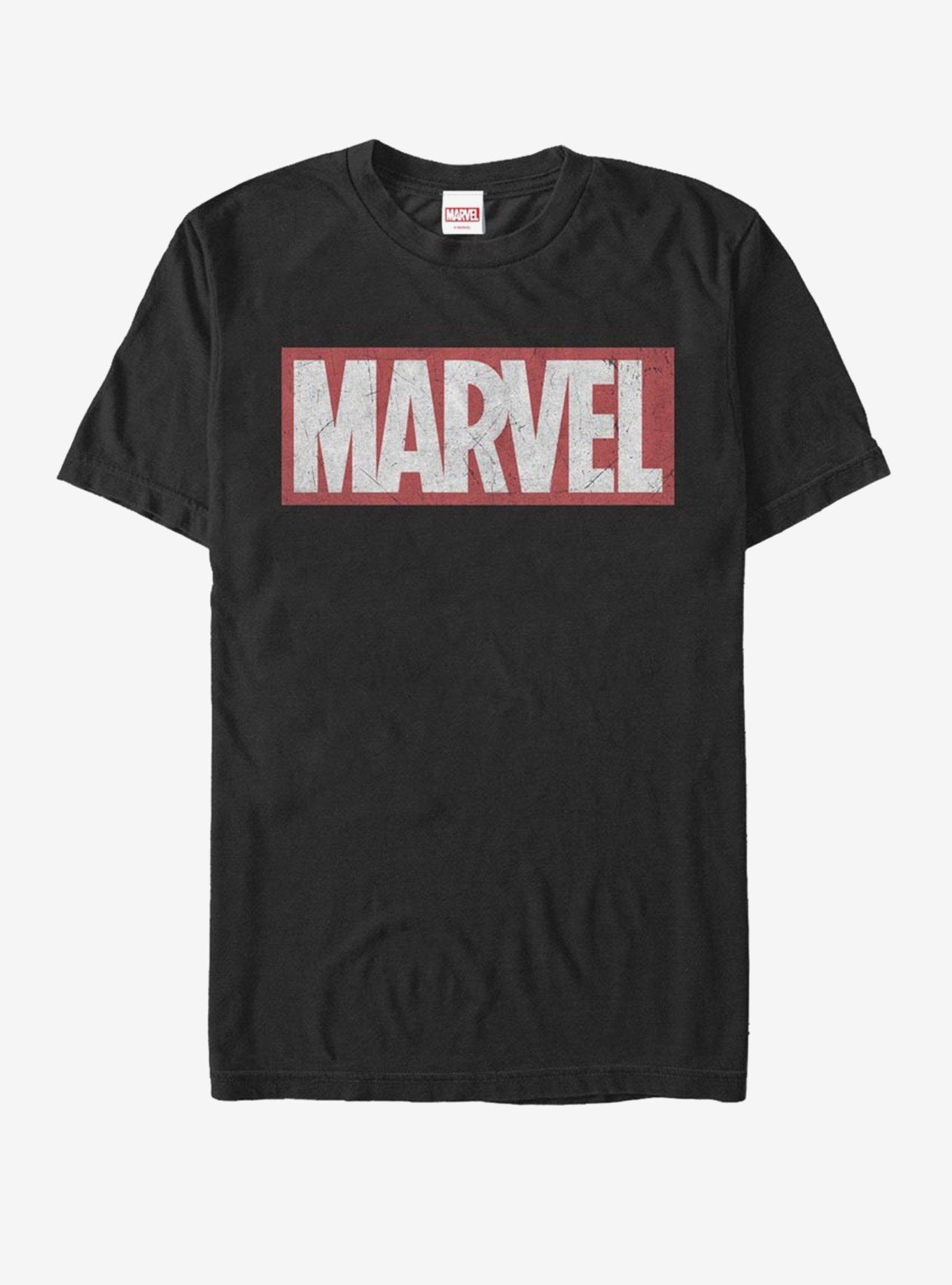 Marvel Classic Distressed Logo T-Shirt, , hi-res