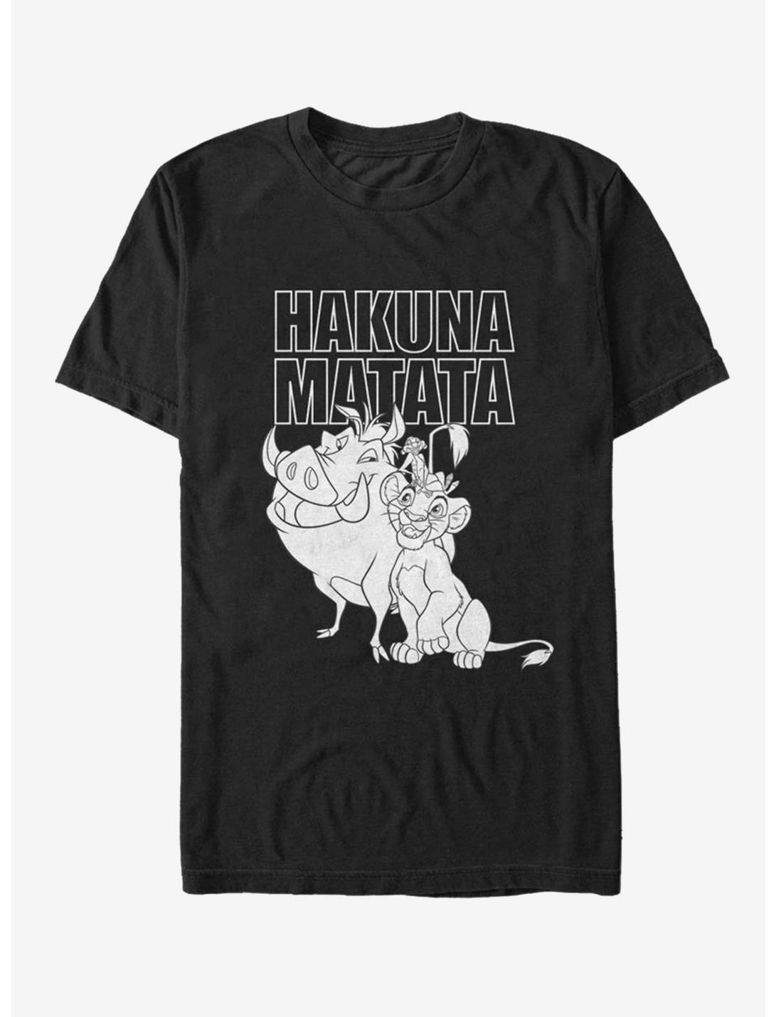 Disney Lion King Hakuna Matata Friends T-Shirt, BLACK, hi-res