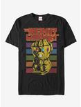 Marvel Avengers: Infinity War Rainbow Gauntlet T-Shirt, BLACK, hi-res