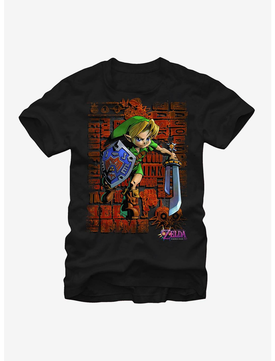 Nintendo Legend of Zelda Link Dash T-Shirt, BLACK, hi-res