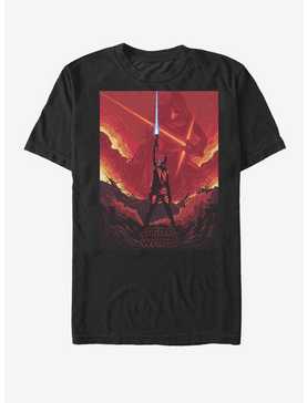 Star Wars Rey Lightsaber Flames T-Shirt, , hi-res