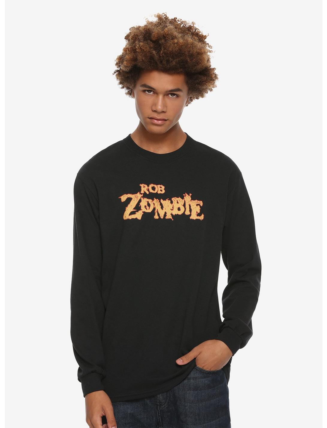 Rob Zombie Framed Portrait Long-Sleeve T-Shirt, BLACK, hi-res