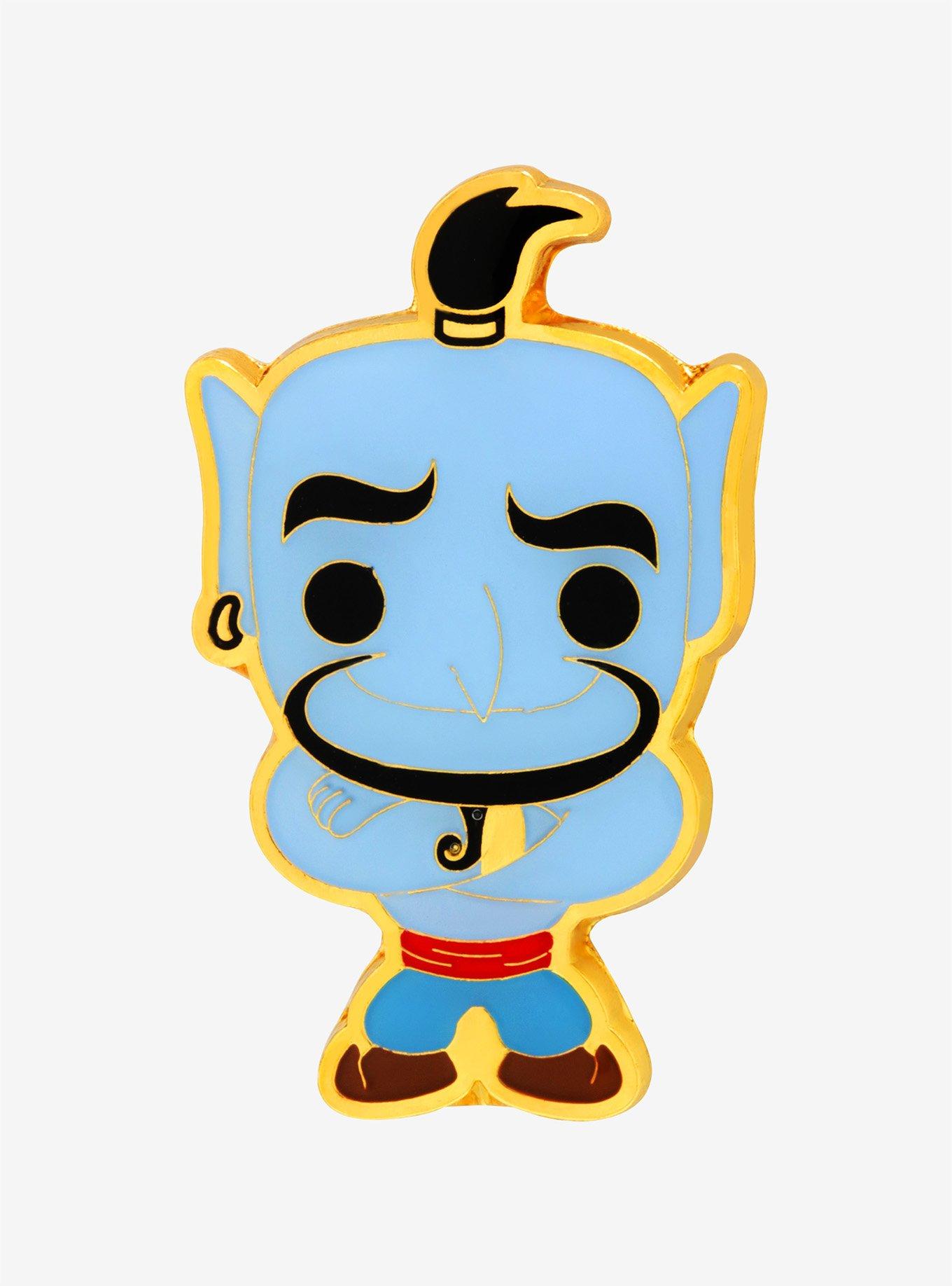 Funko Pop! Disney Aladdin Genie Enamel Pin - BoxLunch Exclusive, , hi-res