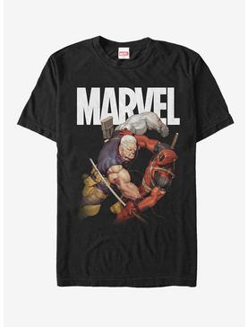 Marvel Cable & Deadpool Battle T-Shirt, , hi-res