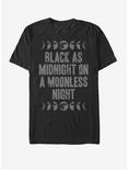Twin Peaks Coffee Midnight on Moonless Night T-Shirt, BLACK, hi-res