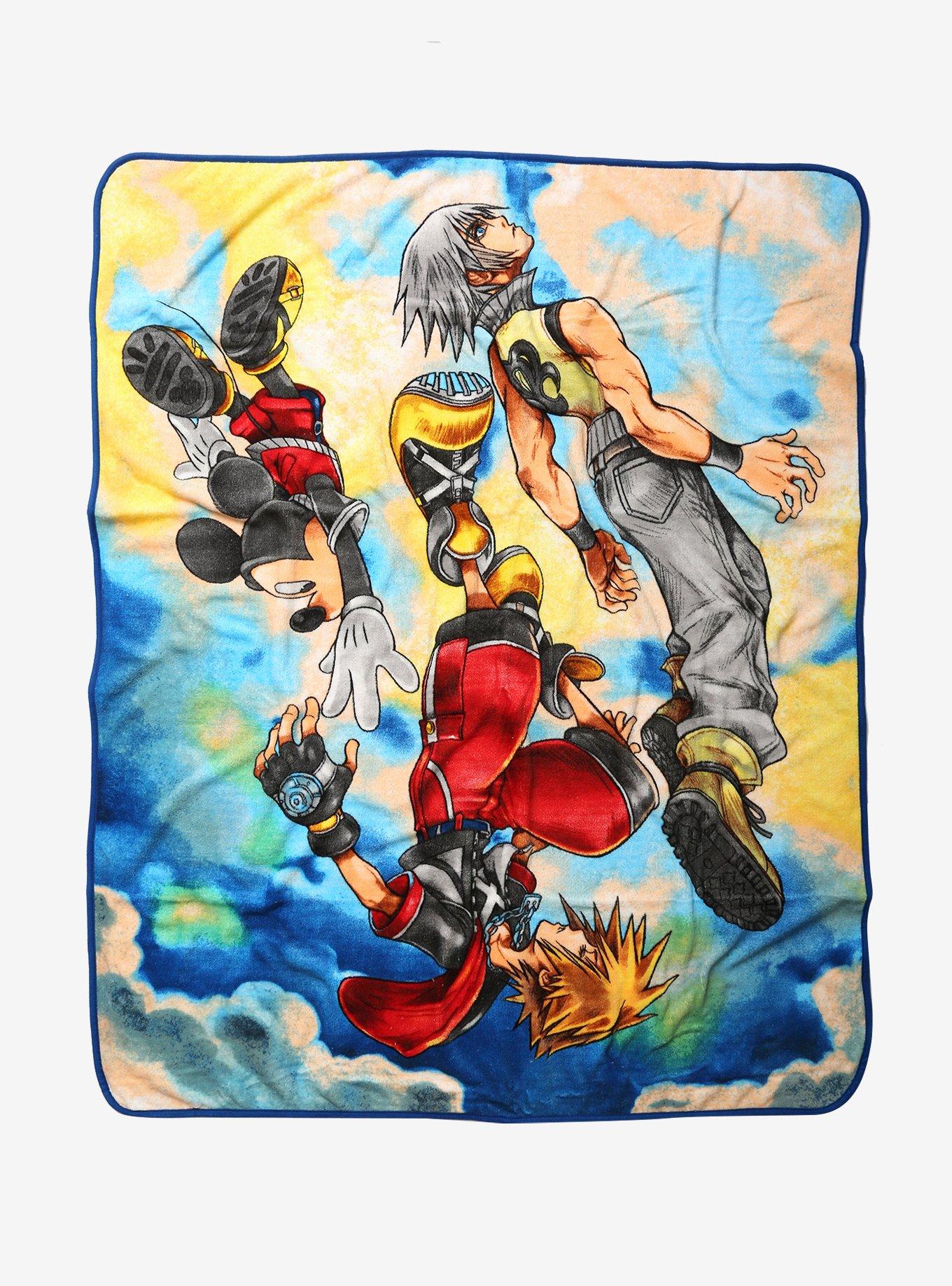 Disney Kingdom Hearts 3D Dream Drop Distance Throw Blanket