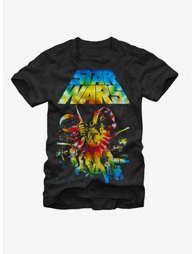 Star Wars Classic Tie-Dye Poster T-Shirt, , hi-res