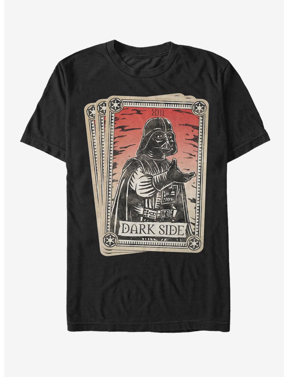 Star Wars Darth Vader Tarot Card T-Shirt, BLACK, hi-res