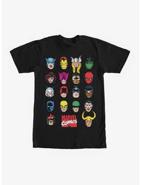Marvel Hero Portrait Bingo T-Shirt, , hi-res