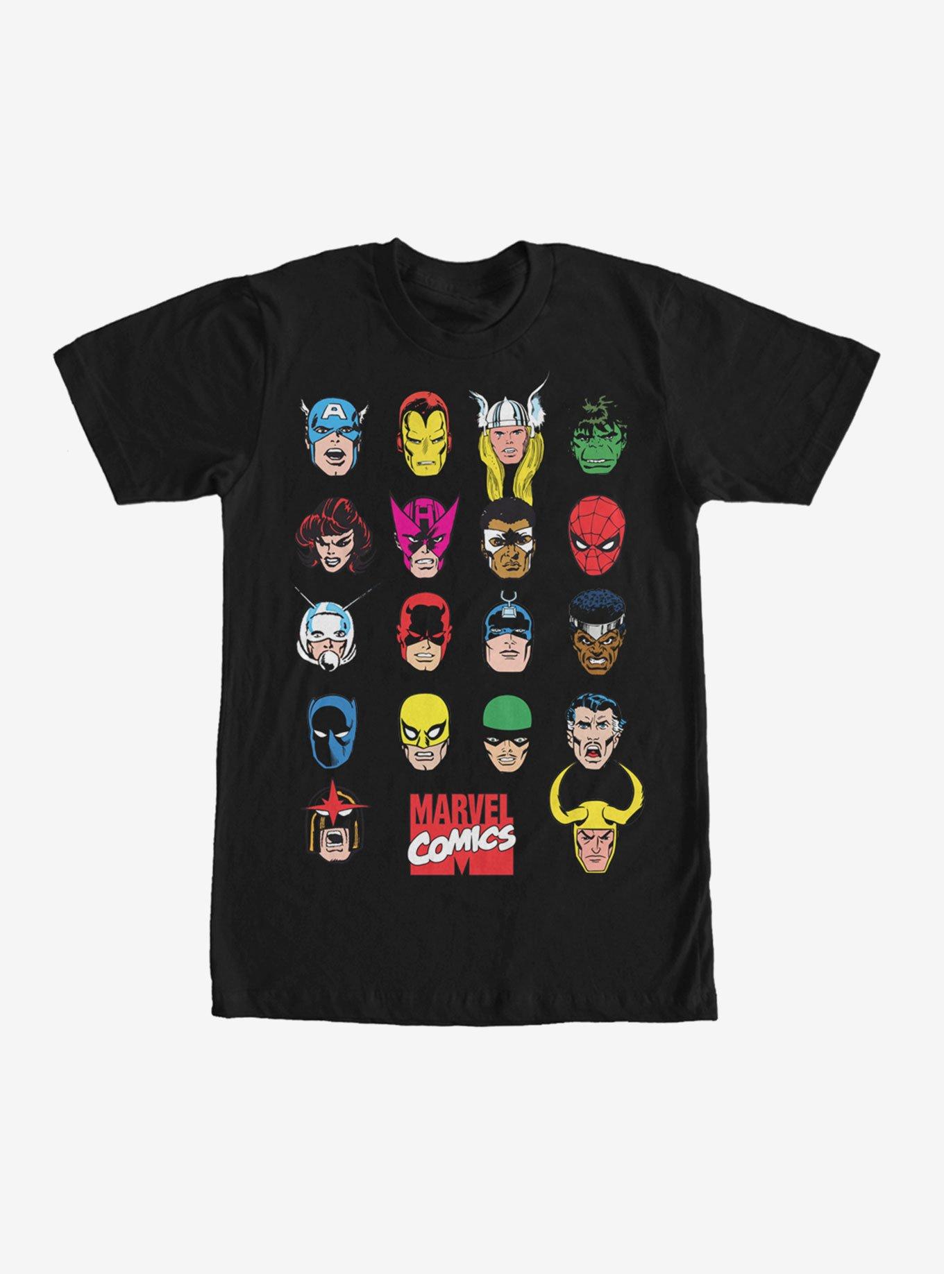 Marvel Hero Portrait Bingo T-Shirt, , hi-res
