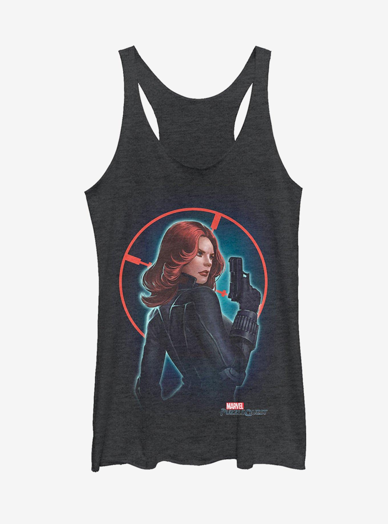 Marvel Puzzle Quest Black Widow Girls Tank, , hi-res