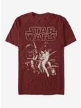 Star Wars Classic Poster T-Shirt, CARDINAL, hi-res