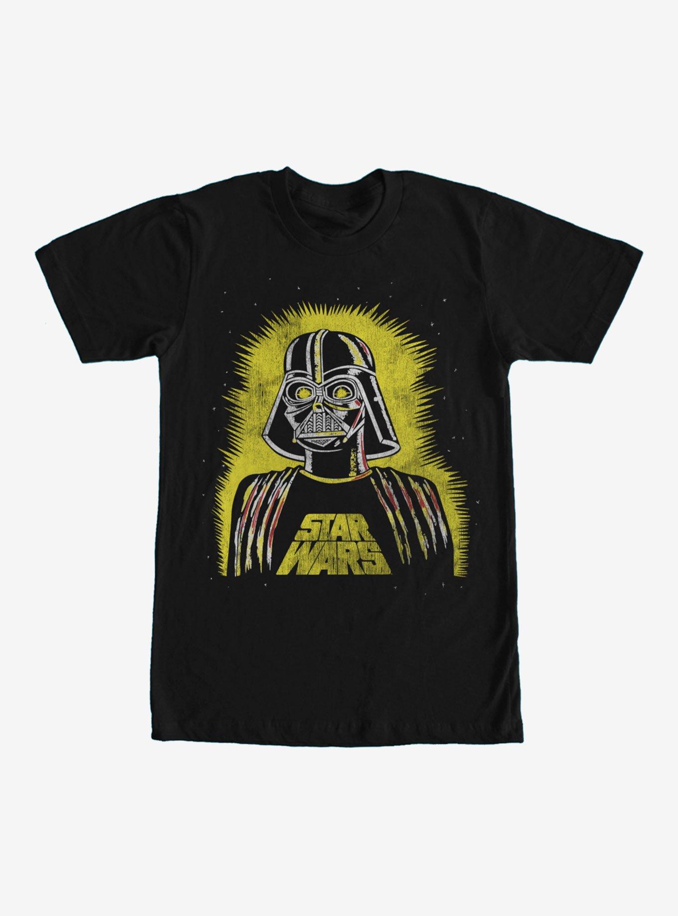 Star Wars Darth Vader Retro T-Shirt, BLACK, hi-res