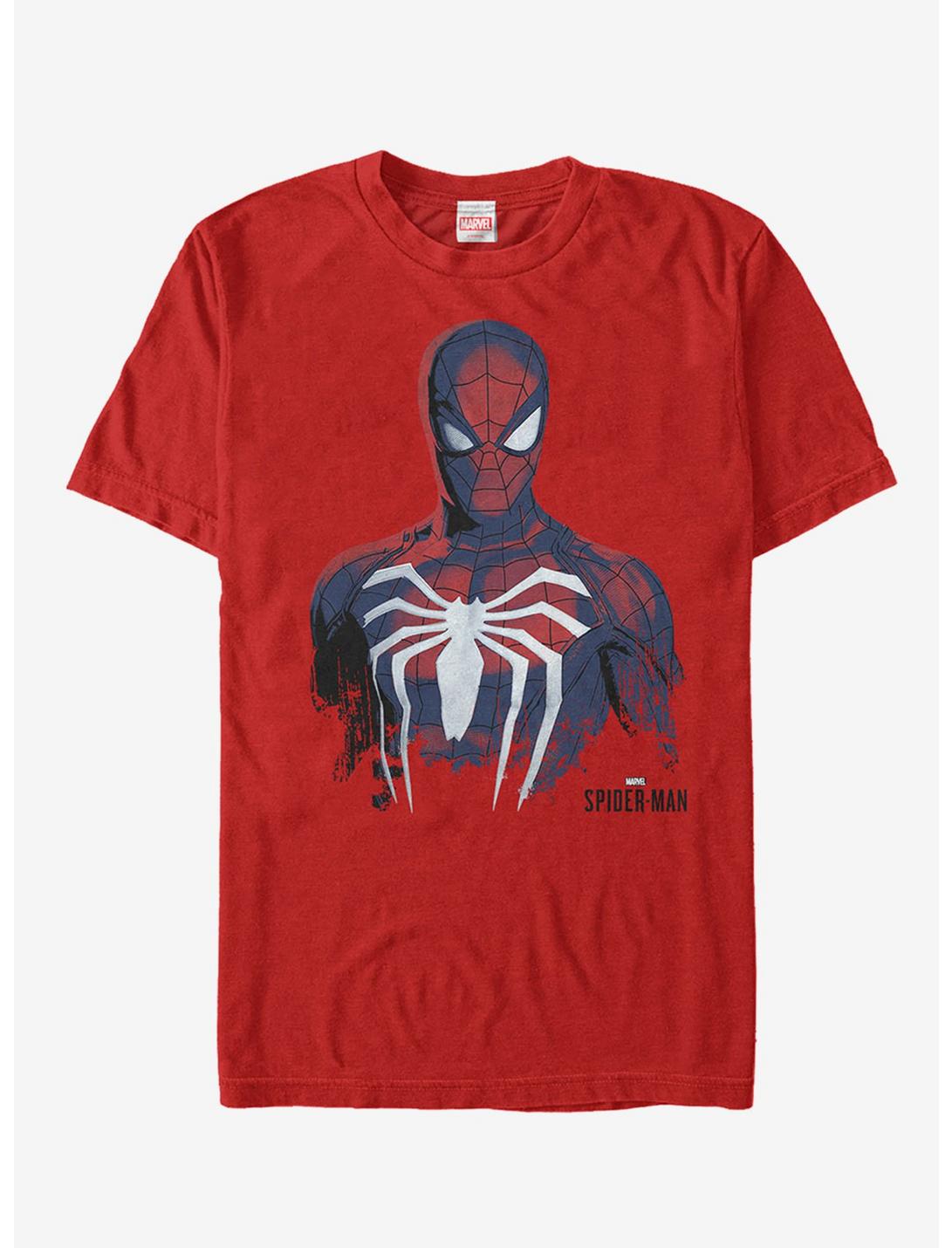 Marvel Gamerverse Spider-Man Paint Print T-Shirt, RED, hi-res