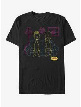 Beavis and Butt-Head Couch Outline T-Shirt, , hi-res