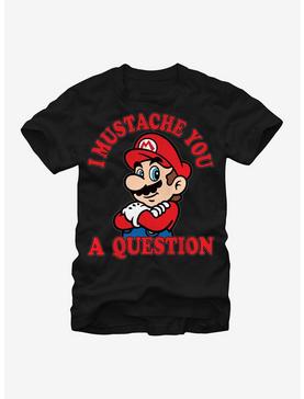 Nintendo Mario Mustache T-Shirt, , hi-res
