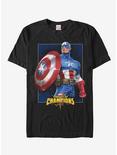 Marvel Contest of Champions Captain America T-Shirt, BLACK, hi-res