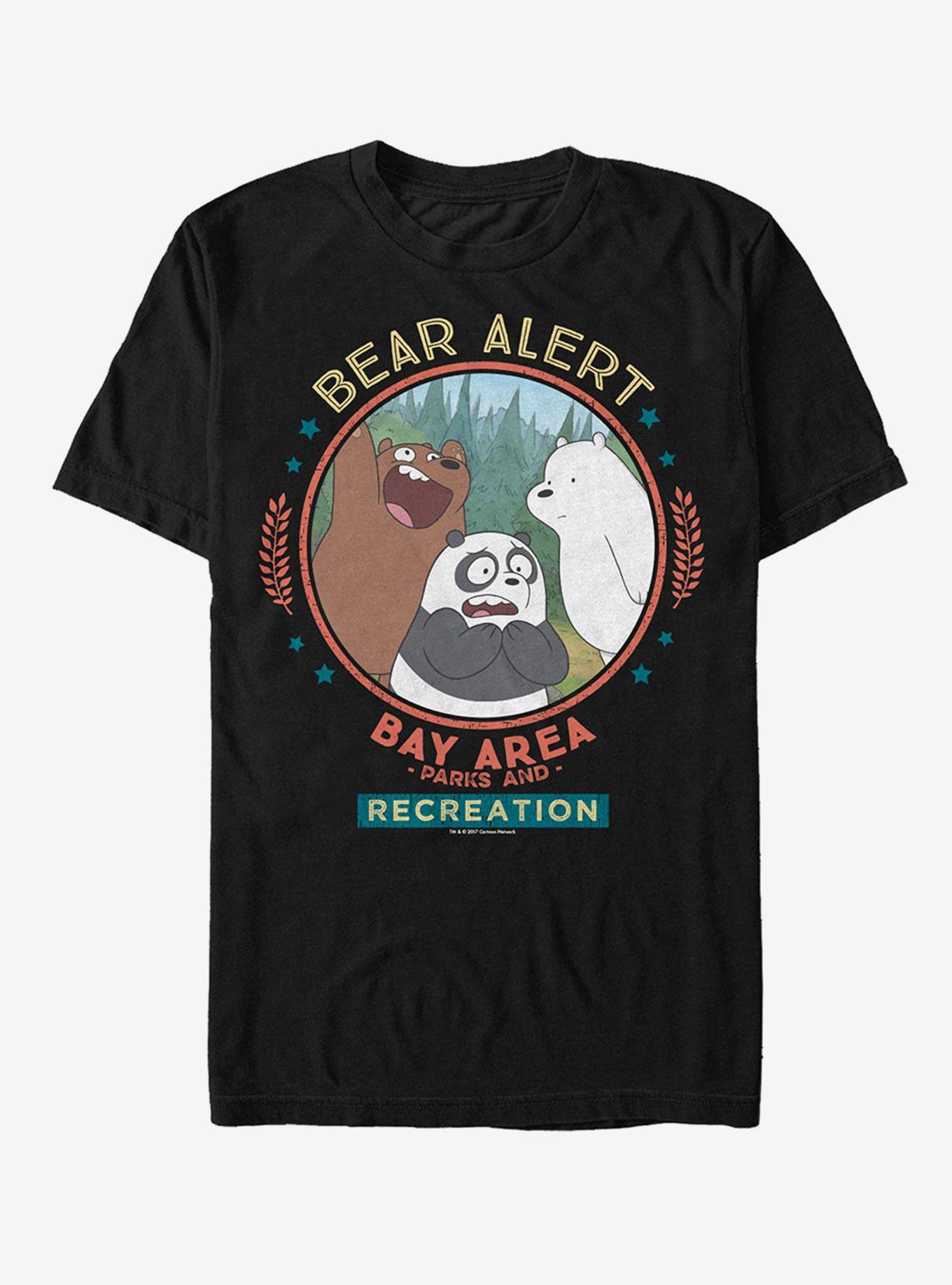 We Bare Bears Parks and Rec Bear Alert T-Shirt, , hi-res